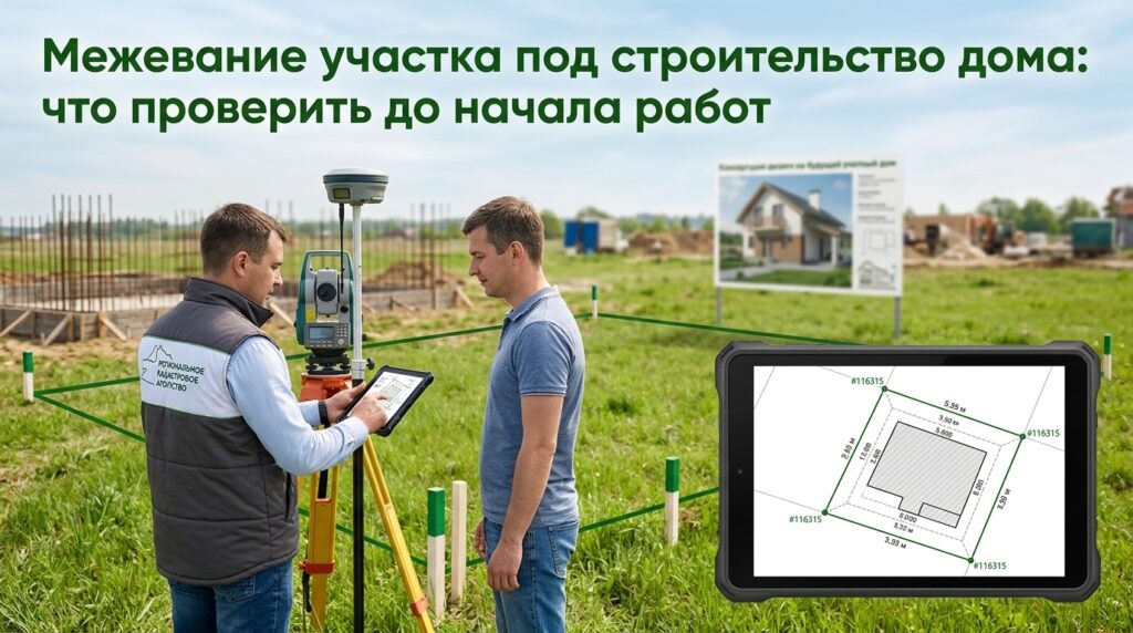 Межевание участка под строительство дома
