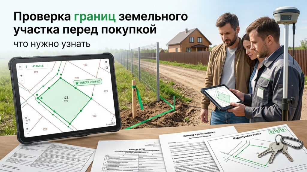 Проверка границ земельного участка перед покупкой