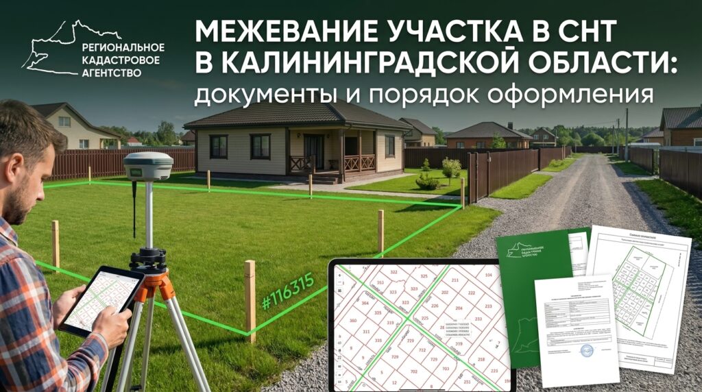 Межевание участка в СНТ в Калининградской области: документы и порядок оформления