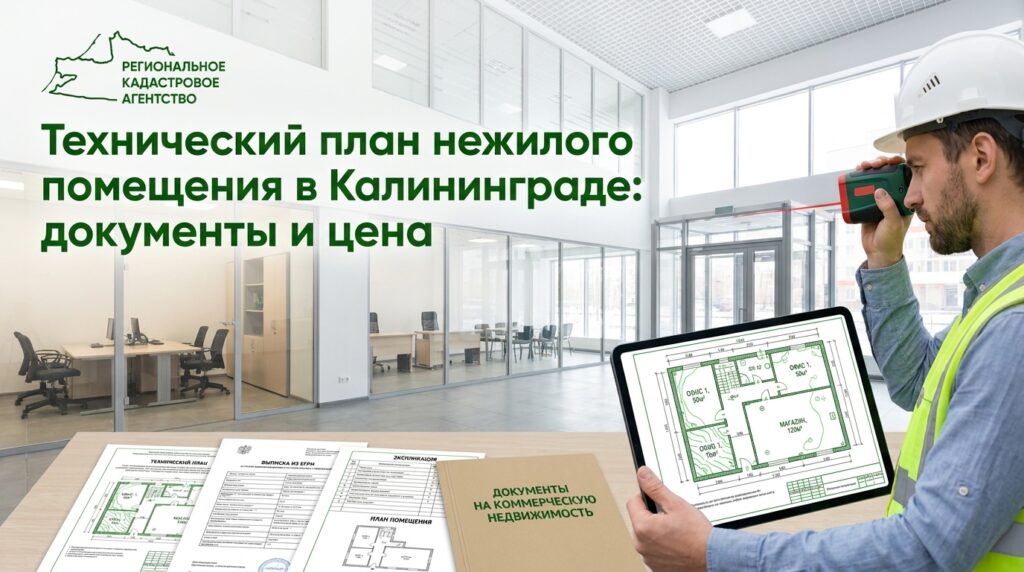 Технический план нежилого помещения в Калининграде