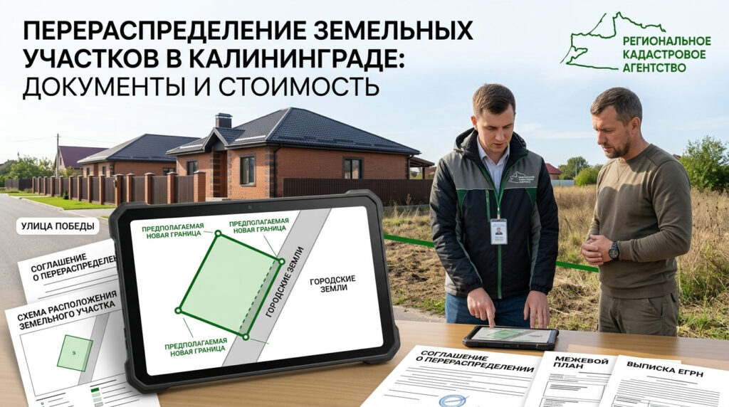 Перераспределение земельных участков в Калининграде